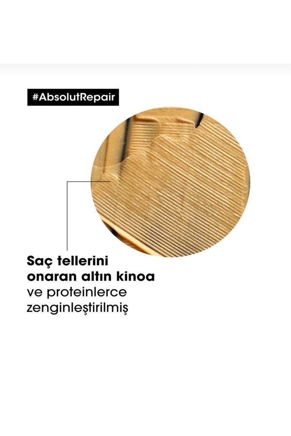 ماسک مو اورجینال برند L oreal professionnel مدل Absolut Repair Saç Maskesi کد 838057915 - Image 3