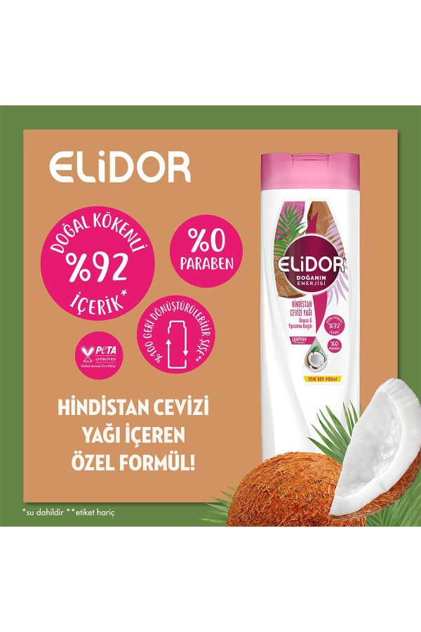 شامپو اورجینال برند Elidor کد 758788926 - Image 4