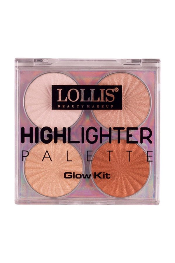 کرم روشن کننده اورجینال برند Lollis مدل Highlighter Palette Glow Kit کد 310923829 - Image 4