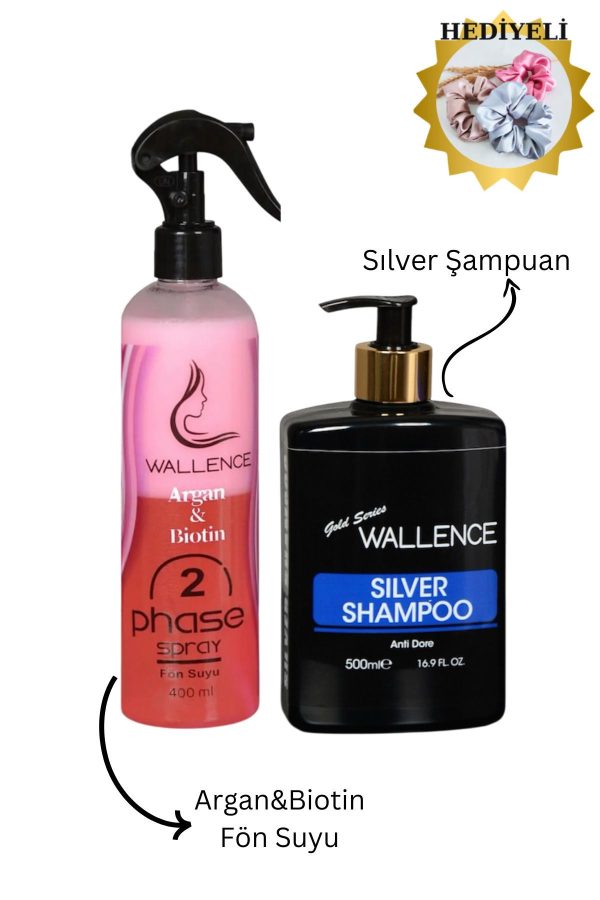 ست مراقبت از مو اورجینال برند Wallence مدل Şampuan 500ml 2'li Set کد 881938253