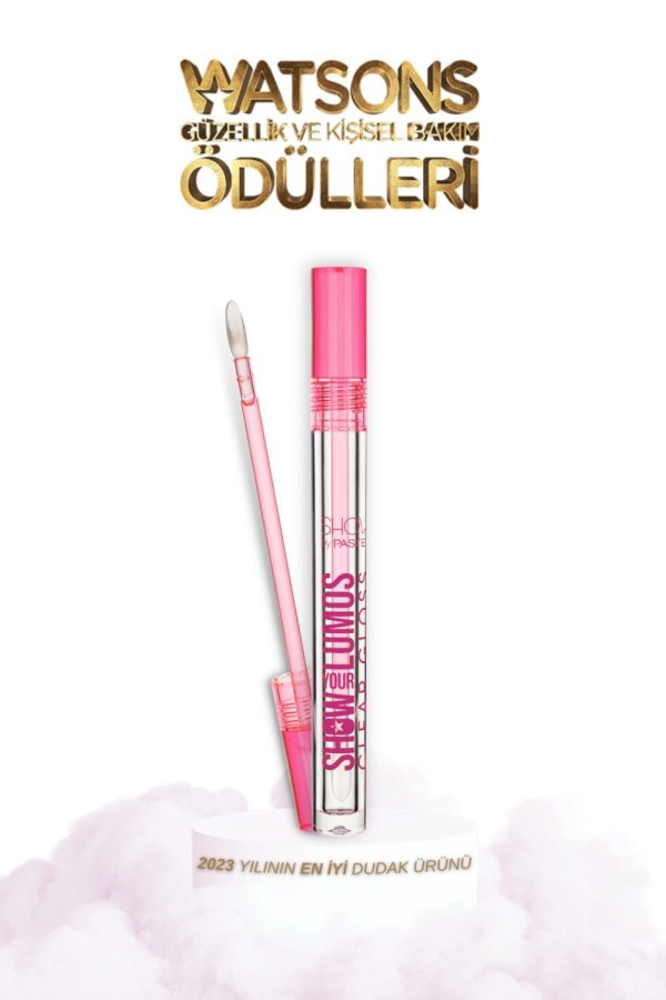 برق لب اورجینال برند Show by pastel مدل Show Your Lumos Clear Gloss کد 786486537 - Image 4