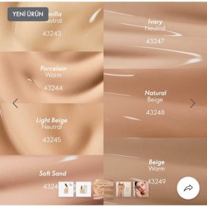 کرم فاندیشن اورجینال برند Oriflame مدل Eternal Glow Fondöten SPF 25 کد 812988829