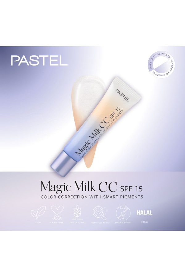 کرم اورجینال برند Pastel مدل Magic Milk CC SPF 15 کد 770284622 - Image 8