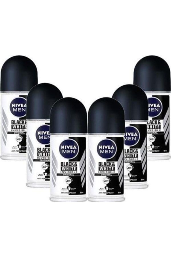 دئودورانت اورجینال برند Nivea مدل Invisible Black&white Power Roll On کد 40196488