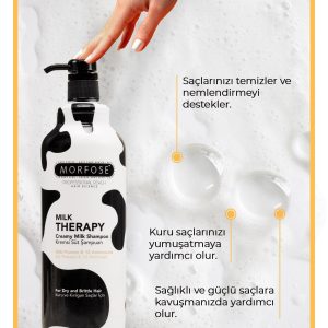 شامپو اورجینال برند Morfose مدل Milk Therapy Shampoo 1000 Ml کد 156076678