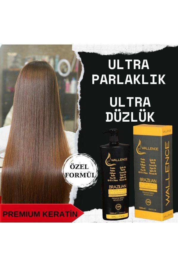 ماسک مو اورجینال برند Wallence مدل Ultra Düzleştirme Parlaklık Verici Keratin کد 851454628 - Image 2