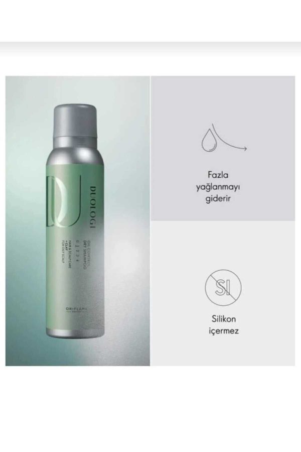 شامپو خشک اورجینال برند Oriflame مدل Silicone-free, oil-control dry shampoo کد 842075336 - Image 2