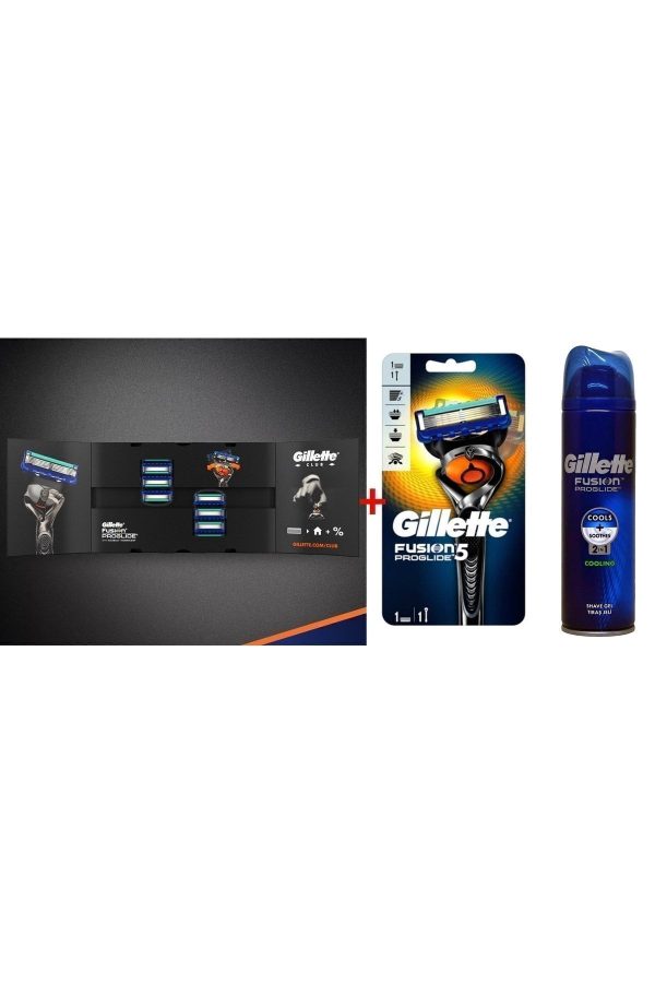 ژیلت و ریش تراش اورجینال برند Gillette مدل Fusion5 ProGlide 8'li کد 368278487