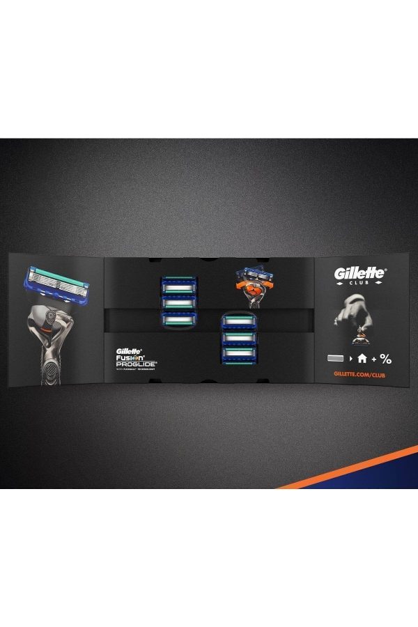 ژیلت و ریش تراش اورجینال برند Gillette مدل Fusion5 ProGlide 8'li کد 368278487 - Image 2