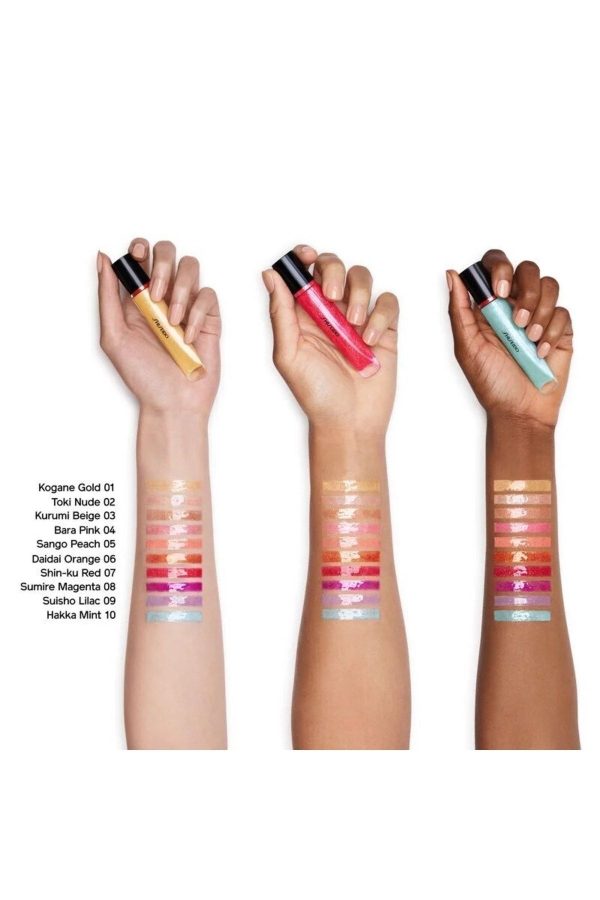 برق لب اورجینال برند Shiseido مدل Shimmer Gelgloss کد 854665811 - Image 6