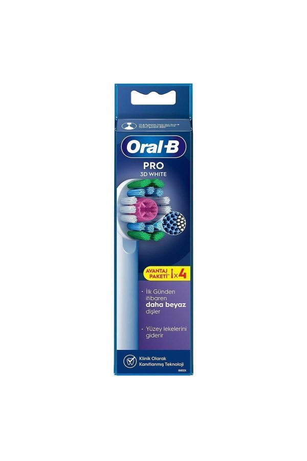 سری یدک مسواک برقی اورجینال برند Oral b مدل 3D White X-filament کد 805580265 - Image 2