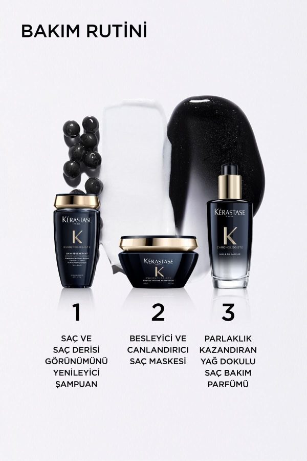ماسک مو اورجینال برند Kerastase مدل Chronologiste Masque Intense Régénérant کد 761734518 - Image 7
