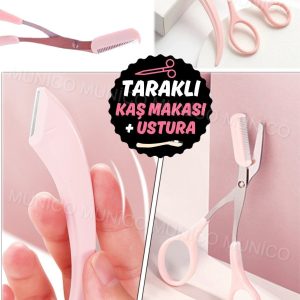 قیچی ابرو اورجینال برند Elioure مدل Kaş Makası ve Tarak Seti کد 871724729