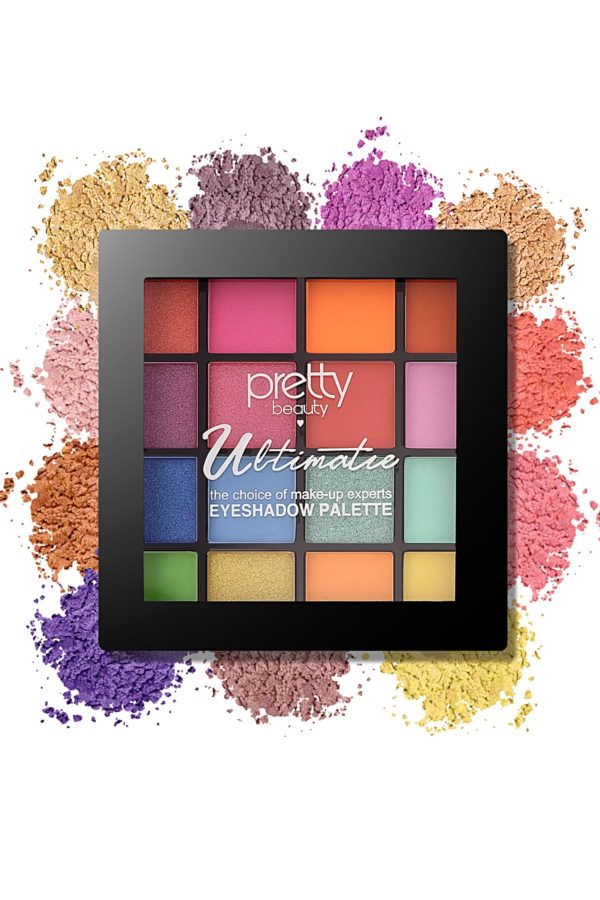 سایه چشم اورجینال برند Pretty beauty مدل Ultimate 16'lı Göz Farı کد 253788240 - Image 3