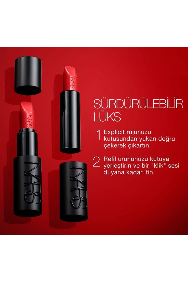 رژ لب اورجینال برند Nars مدل EXPLICIT LIPSTICK REFILL کد 863345106 - Image 4