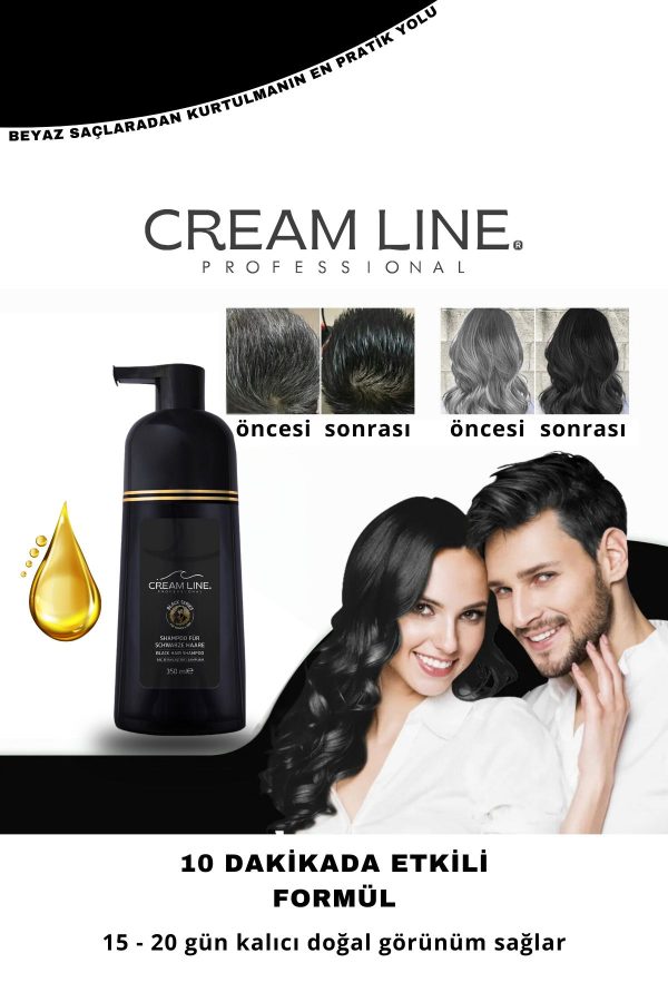 شامپو اورجینال برند Cream line مدل Saç Siyahlaştırıcı Şampuan 350 ml کد 854761934 - Image 6