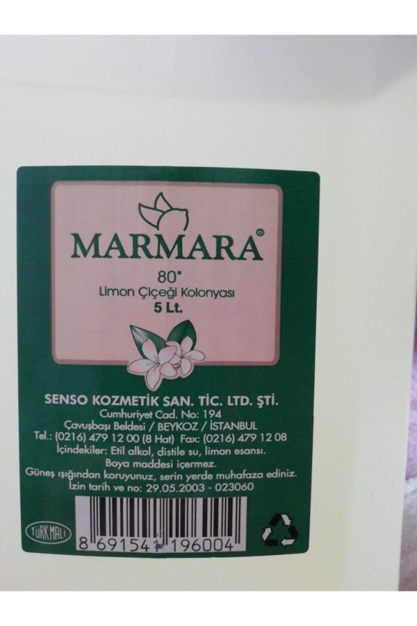 ادکلن اورجینال برند Marmara kolonya کد 48221116 - Image 2