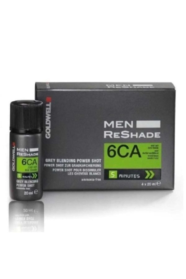 رنگ مو اورجینال برند Goldwell مدل Men Reshade 4*20 Ml 6ca کد 687371803