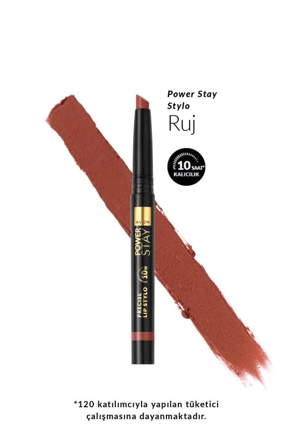 رژ لب اورجینال برند Avon مدل Power Stay Stylo کد 857597877
