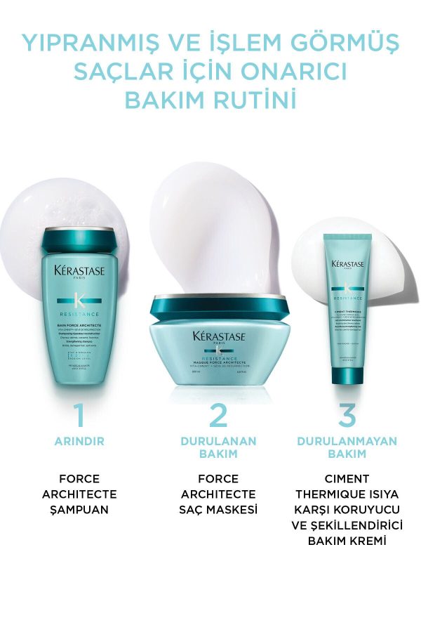 ماسک مو اورجینال برند Kerastase مدل Resistance Force Architecte کد 856875182 - Image 4