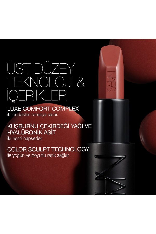 رژ لب اورجینال برند Nars مدل EXPLICIT LIPSTICK کد 853646815 - Image 8