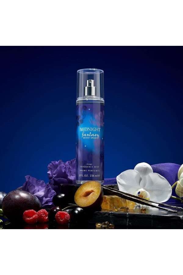 اسپری بدن اورجینال برند Britney spears مدل Fantasy Midnight Bodyspray 236 ml کد 870186623