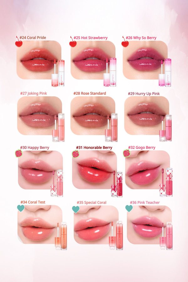 رژ لب اورجینال برند Peripera مدل Ink Mood Glowy Tint کد 871629409 - Image 4