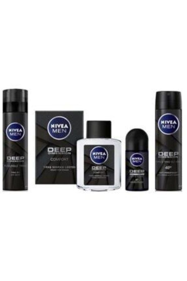 ست مراقبت از پوست اورجینال برند Nivea مدل Deep Dimension 4'lü Bakım Seti کد 50104640